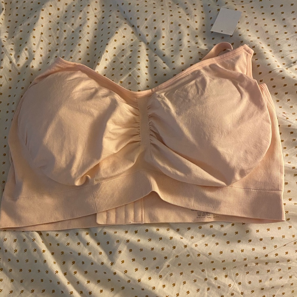 Lt Pink Clip Maternity Bra - 3x